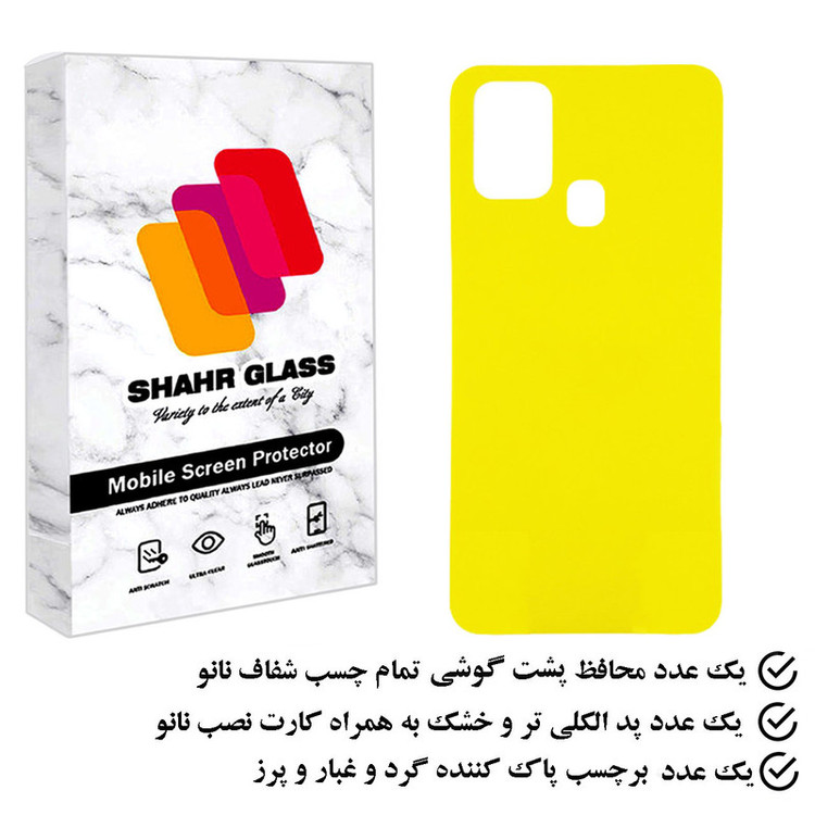 محافظ پشت گوشی نانو شهر گلس مدل TPBSR مناسب برای گوشی موبایل سامسونگ Galaxy A21s