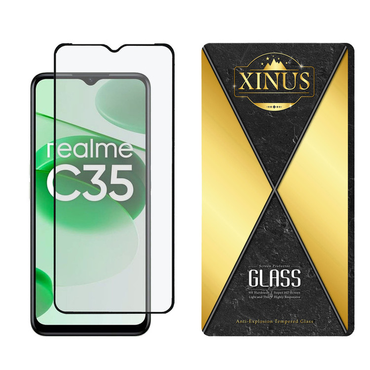 محافظ صفحه نمایش سرامیکی مات ژینوس مدل CMX مناسب برای گوشی موبایل ریلمی C35