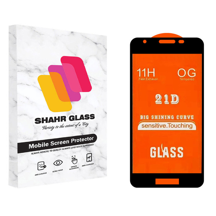 محافظ صفحه نمایش 21D شهر گلس مدل Full مناسب برای گوشی موبایل سامسونگ Galaxy J2 Core