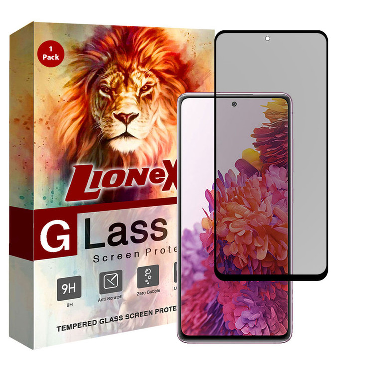 محافظ صفحه نمایش سرامیکی حریم شخصی لایونکس مدل PRC-L مناسب برای گوشی موبایل سامسونگ Galaxy S20 FE 5G