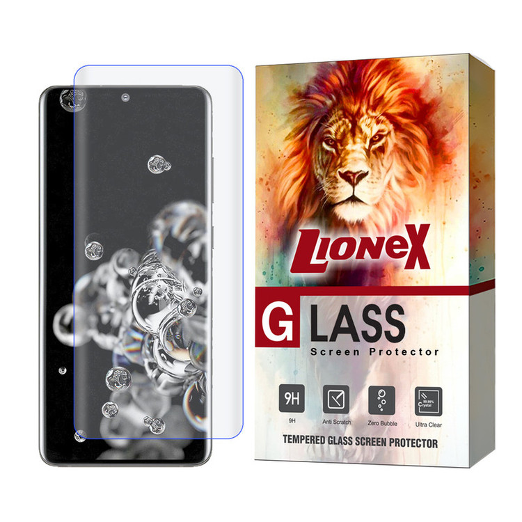 محافظ صفحه نمایش یووی لایونکس مدل UVLIGHTL مناسب برای گوشی موبایل سامسونگ Galaxy S20 Ultra 4G / 5G