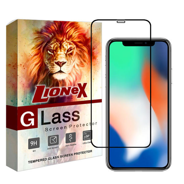 محافظ صفحه نمایش لایونکس مدل FULZPLUS مناسب برای گوشی موبایل اپل iPhone X