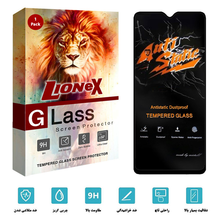 محافظ صفحه نمایش لایونکس مدل AntiStatic-MTB مناسب برای گوشی موبایل سامسونگ Galaxy M02