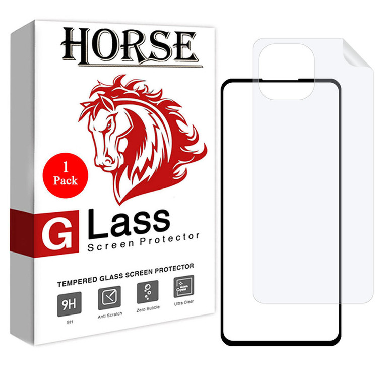 محافظ صفحه نمایش هورس مدل 2FN مناسب برای گوشی موبایل شیائومی Mi 11 Lite 5G به همراه محافظ پشت گوشی