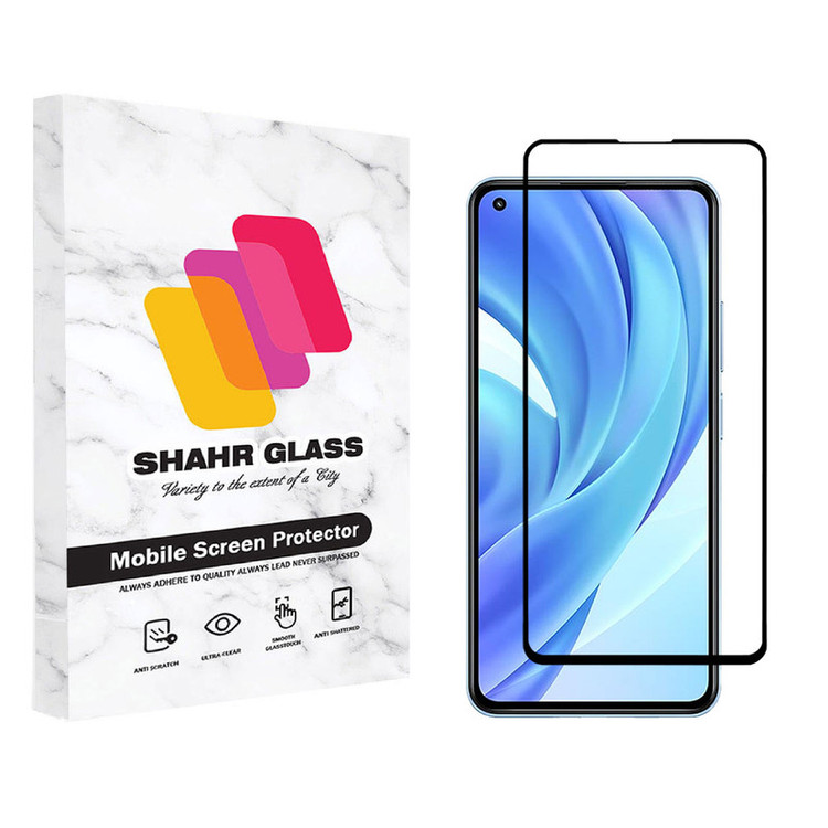 محافظ صفحه نمایش شهر گلس مدل FUL مناسب برای گوشی موبایل شیائومی Mi 11 Lite 4G