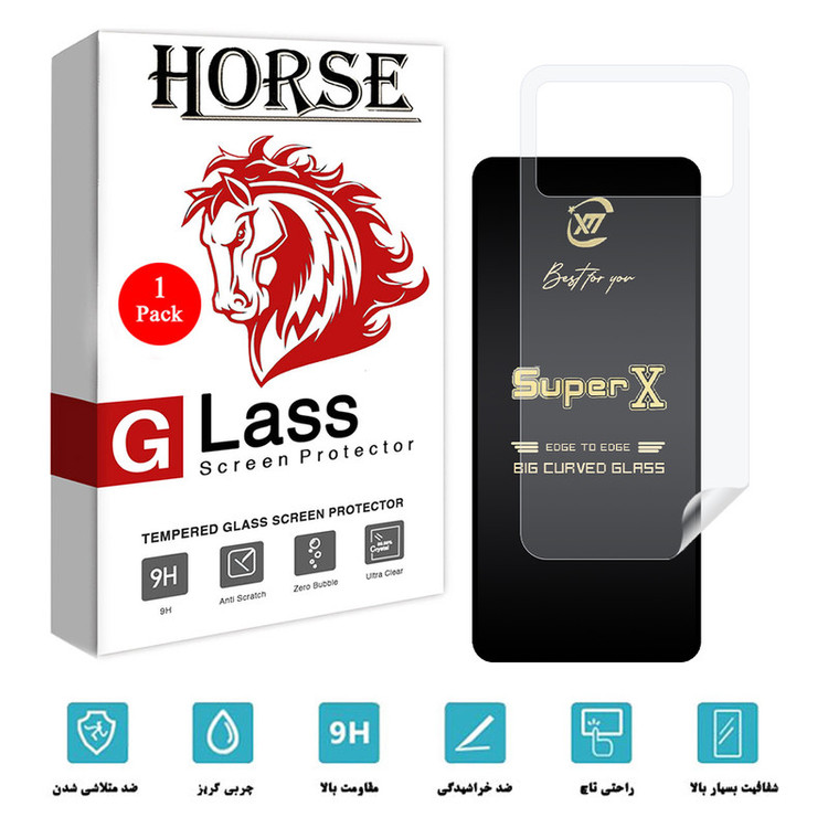 محافظ صفحه نمایش هورس مدل 2SXN مناسب برای گوشی موبایل شیائومی Poco M3 4G به همراه محافظ پشت گوشی