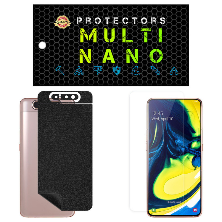 محافظ صفحه نمایش مولتی نانو مدل X-SFL مناسب برای گوشی موبایل سامسونگ Galaxy A80 به همراه برچسب پوششی