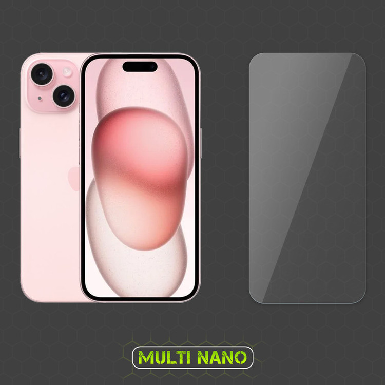 محافظ صفحه نمایش مولتی نانو مدل X-SFT مناسب برای گوشی موبایل اپل iPhone 15 به همراه محافظ پشت