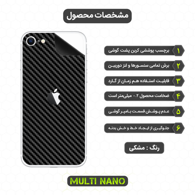 برچسب پوششی مولتی نانو مدل X-F1C مناسب برای گوشی موبایل اپل iPhone SE 2022