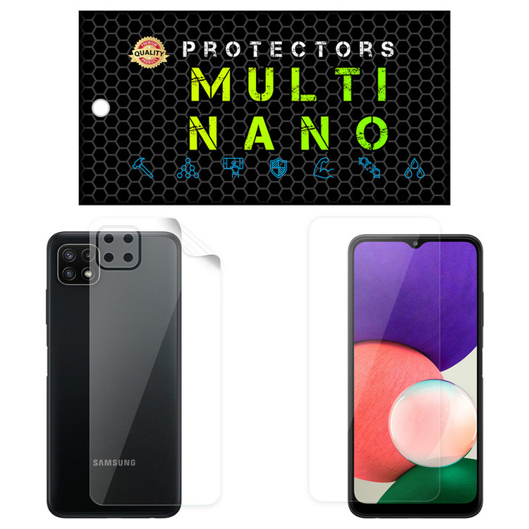 محافظ صفحه نمایش مولتی نانو مدل X-SFT مناسب برای گوشی موبایل سامسونگ Galaxy A22 5G به همراه محافظ پشت