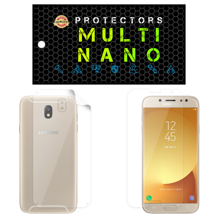 محافظ صفحه نمایش مولتی نانو مدل X-SFT مناسب برای گوشی موبایل سامسونگ Galaxy J7 Pro به همراه محافظ پشت