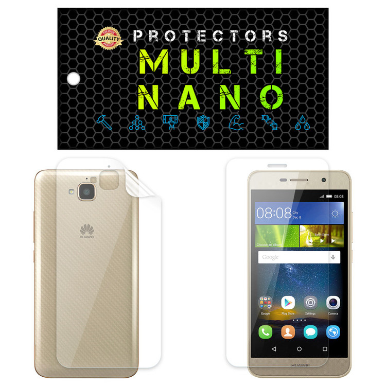 محافظ صفحه نمایش مولتی نانو مدل X-SFT مناسب برای گوشی موبایل هوآوی Y6 Pro به همراه محافظ پشت