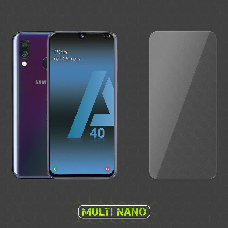 محافظ صفحه نمایش مولتی نانو مدل X-SFL مناسب برای گوشی موبایل سامسونگ Galaxy A40 به همراه برچسب پوششی