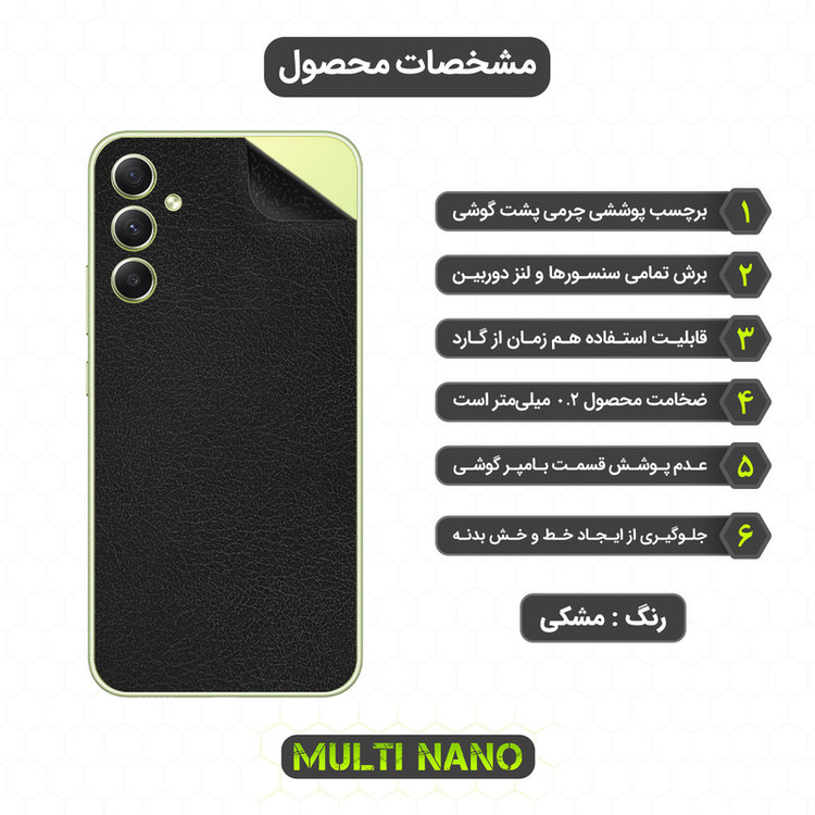 محافظ صفحه نمایش مولتی نانو مدل X-SFL مناسب برای گوشی موبایل سامسونگ Galaxy A34 به همراه برچسب پوششی