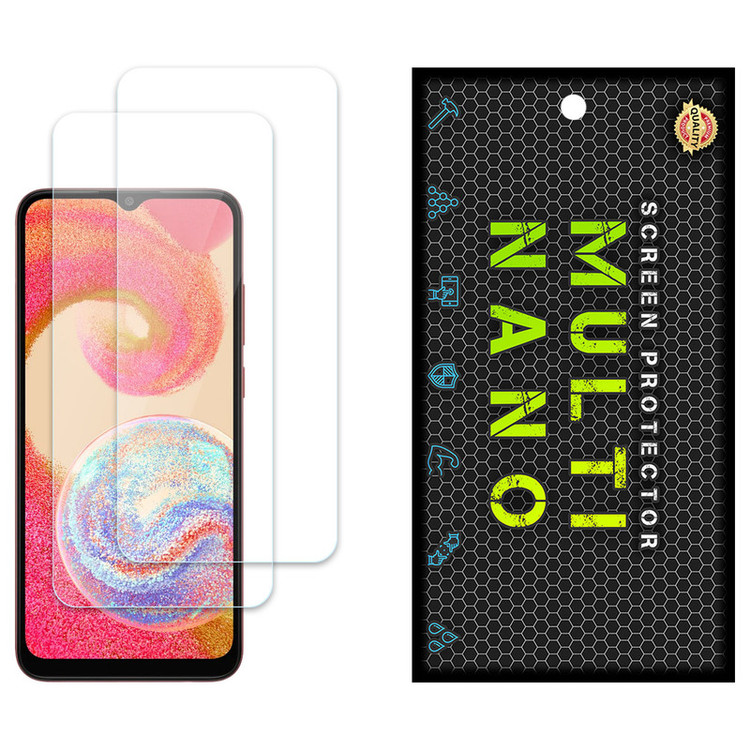 محافظ صفحه نمایش مولتی نانو مدل X-S2N مناسب برای گوشی موبایل سامسونگ Galaxy A04 بسته دو عددی
