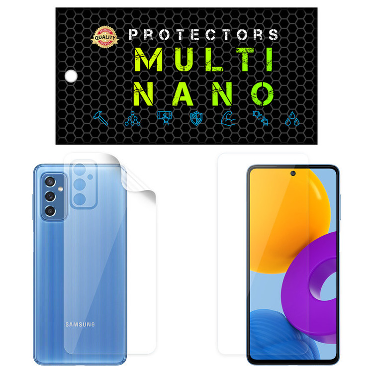 محافظ صفحه نمایش مولتی نانو مدل X-SFT مناسب برای گوشی موبایل سامسونگ Galaxy M52 5G به همراه محافظ پشت