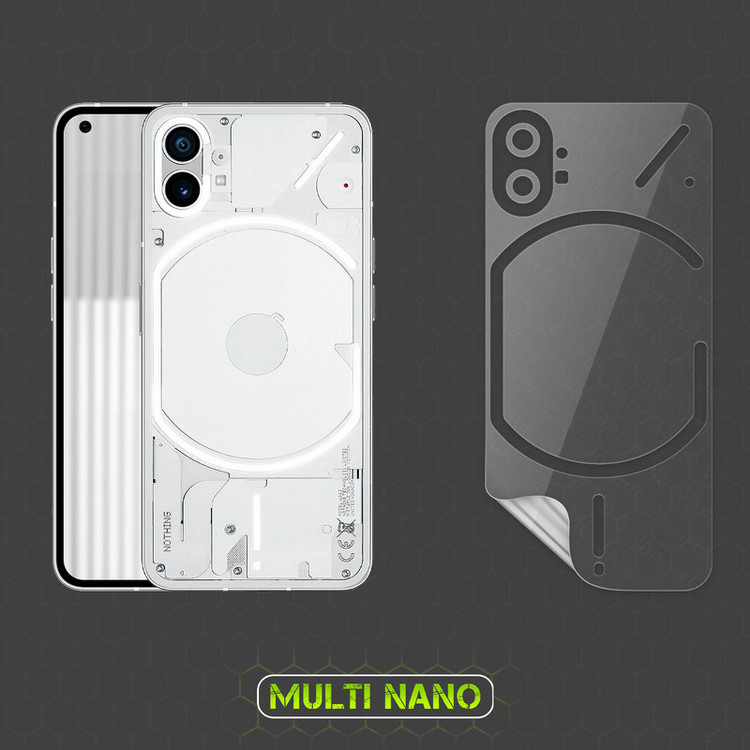 محافظ صفحه نمایش مولتی نانو مدل X-SFT مناسب برای گوشی موبایل ناتینگ Phone 1 به همراه محافظ پشت