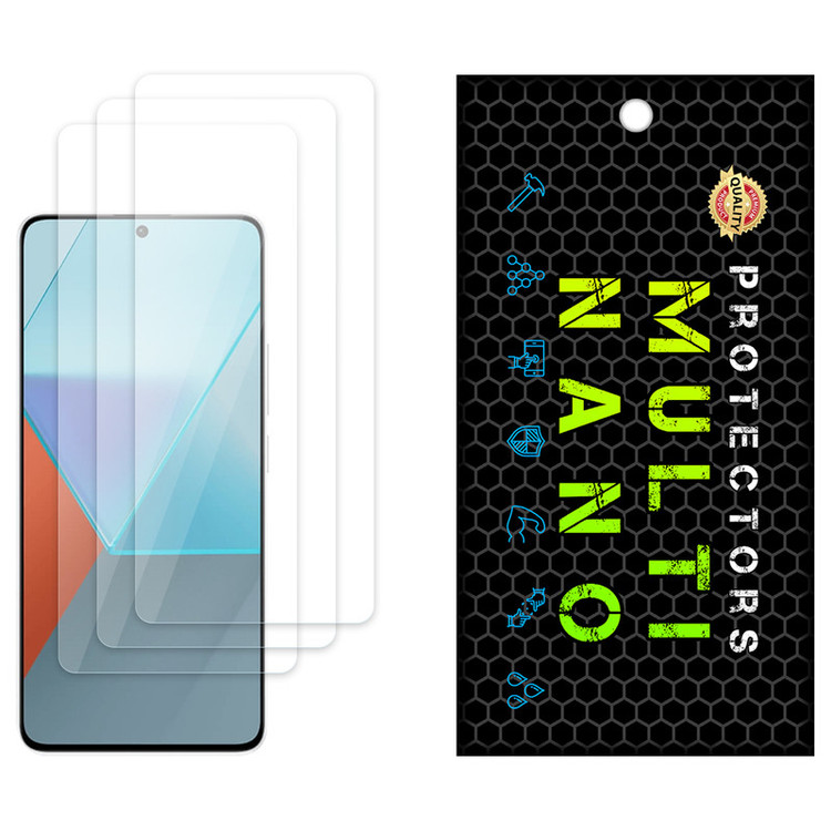 محافظ صفحه نمایش مولتی نانو مدل X-S3N مناسب برای گوشی موبایل شیائومی Redmi Note 13 Pro بسته سه عددی