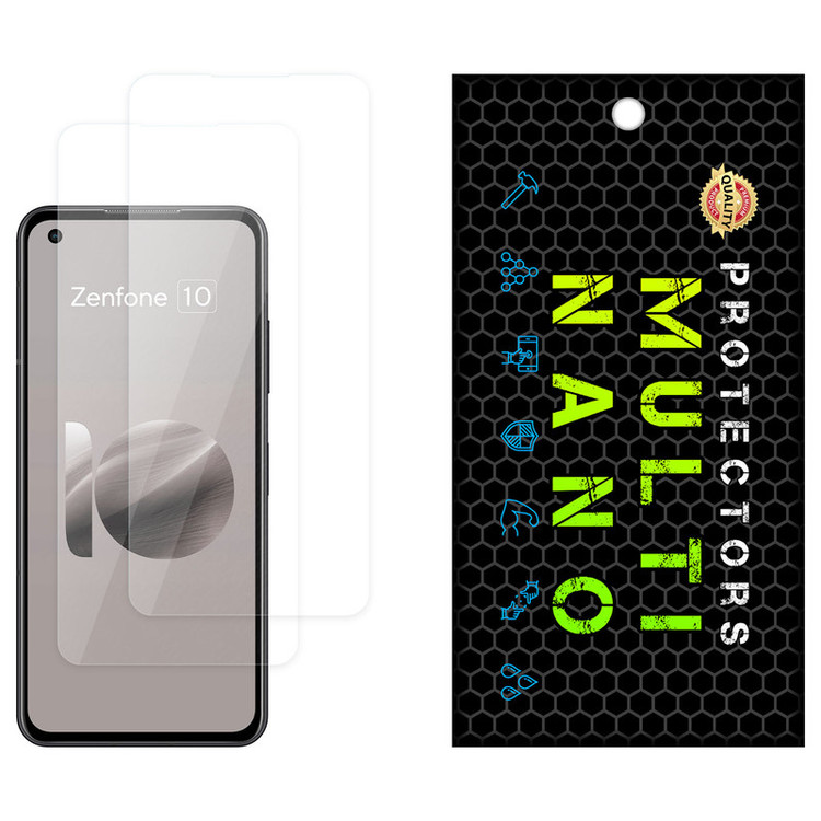 محافظ صفحه نمایش مولتی نانو مدل X-S2N مناسب برای گوشی موبایل ایسوس Zenfone 10 بسته دو عددی