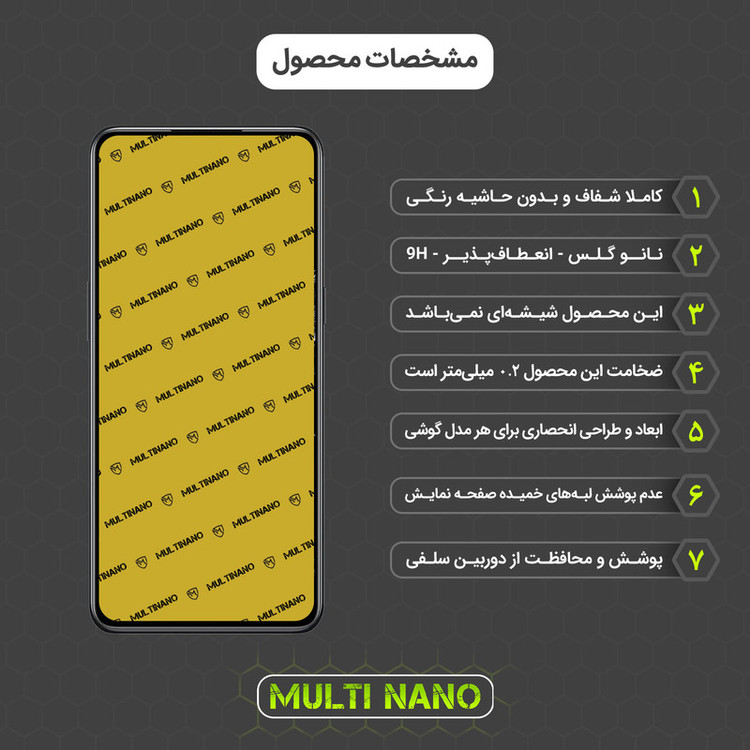 محافظ صفحه نمایش مولتی نانو مدل X-S2N مناسب برای گوشی موبایل وان پلاس 10T بسته دو عددی