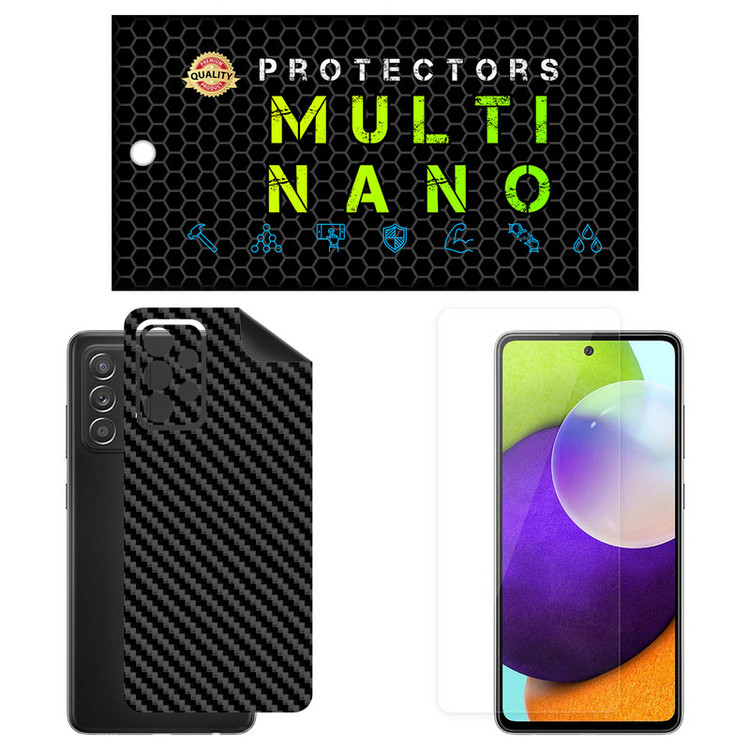 محافظ صفحه نمایش مولتی نانو مدل X-SFC مناسب برای گوشی موبایل سامسونگ Galaxy A52 به همراه برچسب پوششی