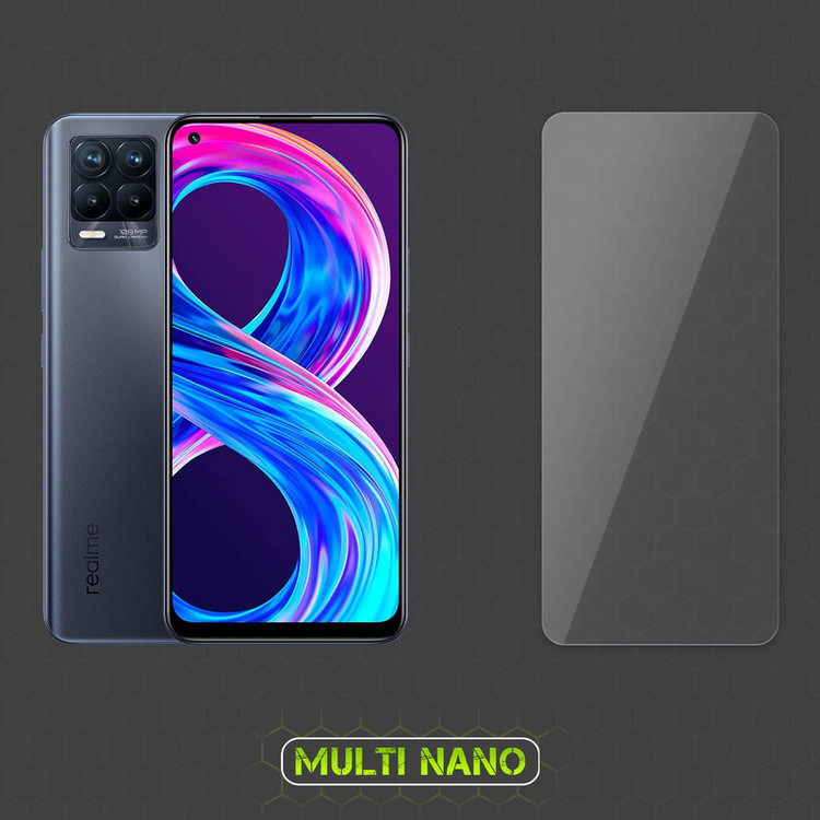 محافظ صفحه نمایش مولتی نانو مدل X-SFC مناسب برای گوشی موبایل ریلمی 8 Pro به همراه برچسب پوششی