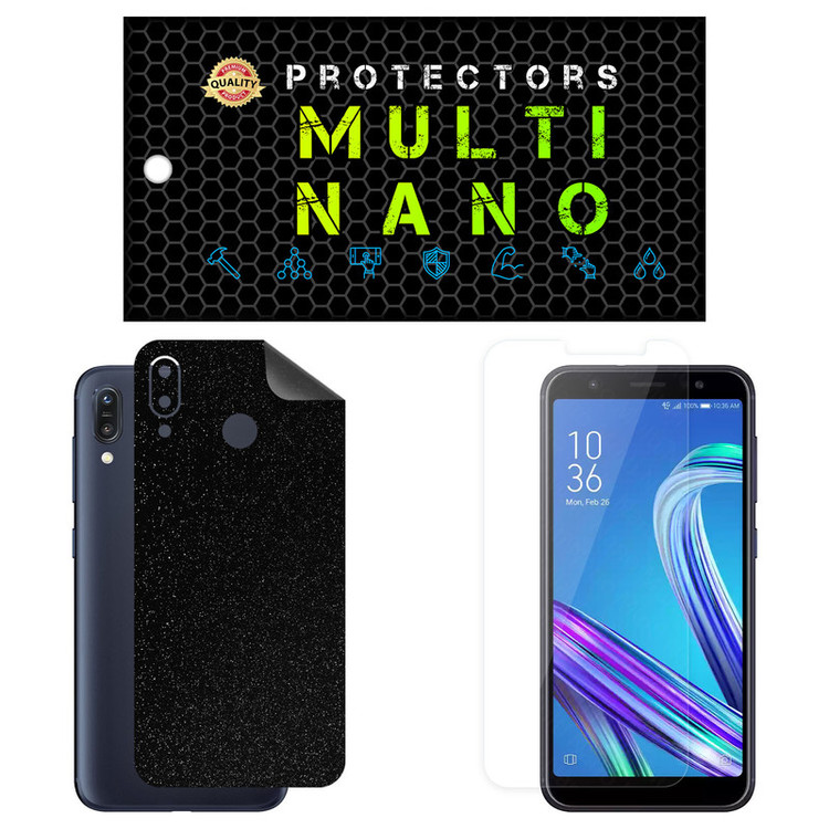محافظ صفحه نمایش مولتی نانو مدل X-SFG مناسب برای گوشی موبایل ایسوس Zenfone Max M1 / ZB555KL / ZB556KL به همراه برچسب پوششی