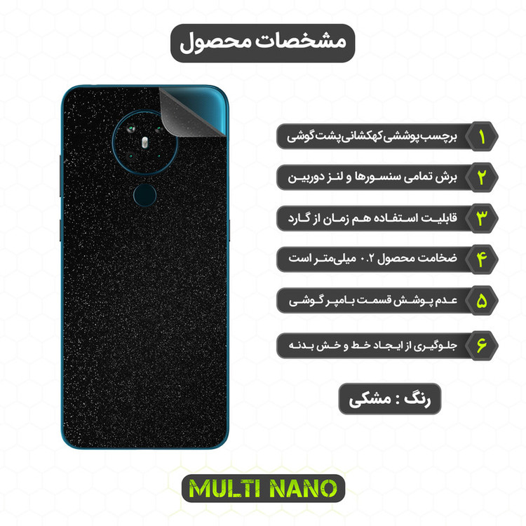 محافظ صفحه نمایش مولتی نانو مدل X-SFG مناسب برای گوشی موبایل نوکیا 5.3 به همراه برچسب پوششی