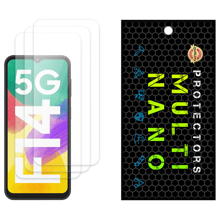 محافظ صفحه نمایش مولتی نانو مدل X-S3N مناسب برای گوشی موبایل سامسونگ Galaxy F14 5G بسته سه عددی