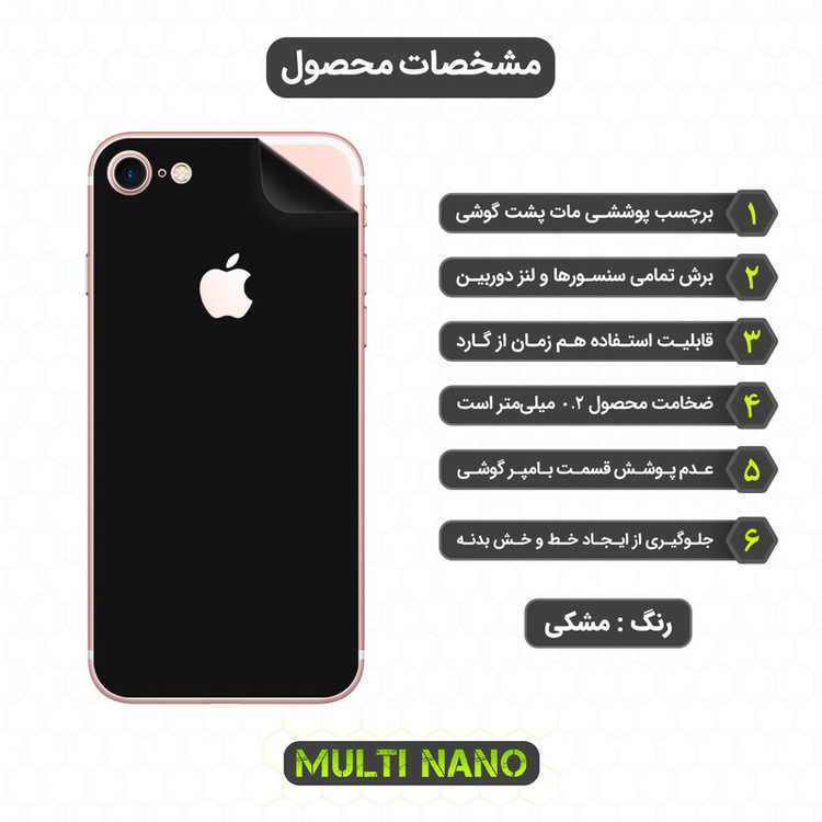 محافظ صفحه نمایش مولتی نانو مدل X-SFM مناسب برای گوشی موبایل اپل iPhone 7 به همراه برچسب پوششی