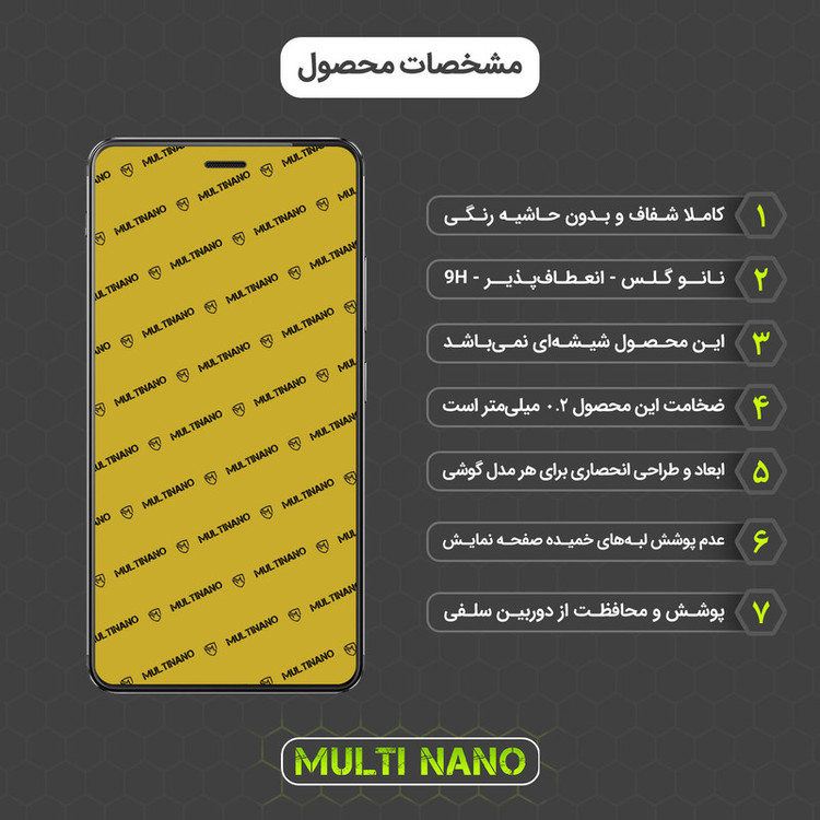 محافظ صفحه نمایش مولتی نانو مدل X-S2N مناسب برای گوشی موبایل تی پی لینک Neffos X1 Max / TP903 بسته دو عددی
