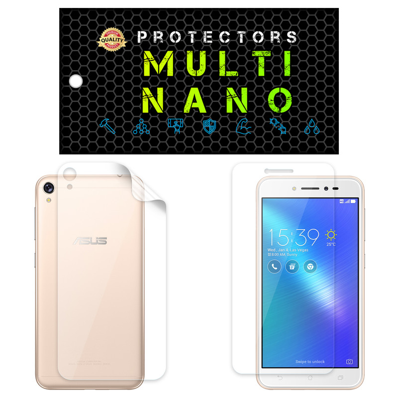 محافظ صفحه نمایش مولتی نانو مدل X-SFT مناسب برای گوشی موبایل ایسوس Zenfone 3 Go به همراه محافظ پشت