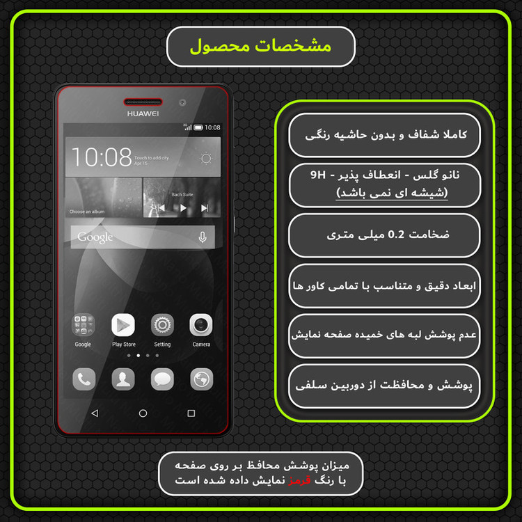 محافظ صفحه نمایش مولتی نانو مدل X-S2N مناسب برای گوشی موبایل هوآوی G Play Mini بسته دو عددی