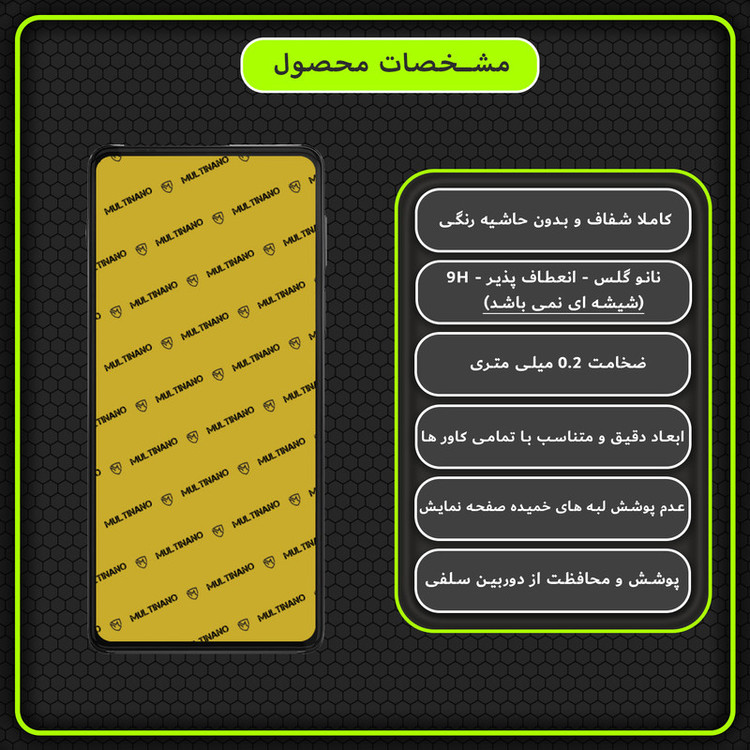 محافظ صفحه نمایش مولتی نانو مدل X-S2N مناسب برای گوشی موبایل موتورولا Edge 20 Pro بسته دو عددی