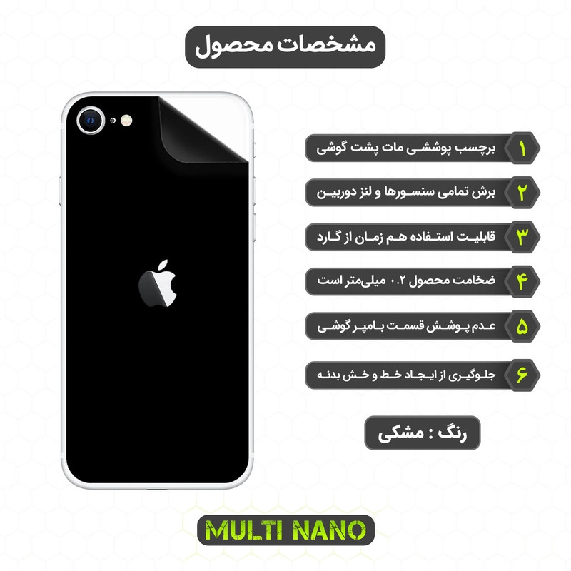برچسب پوششی مولتی نانو مدل X-F1M مناسب برای گوشی موبایل اپل iPhone SE 2022