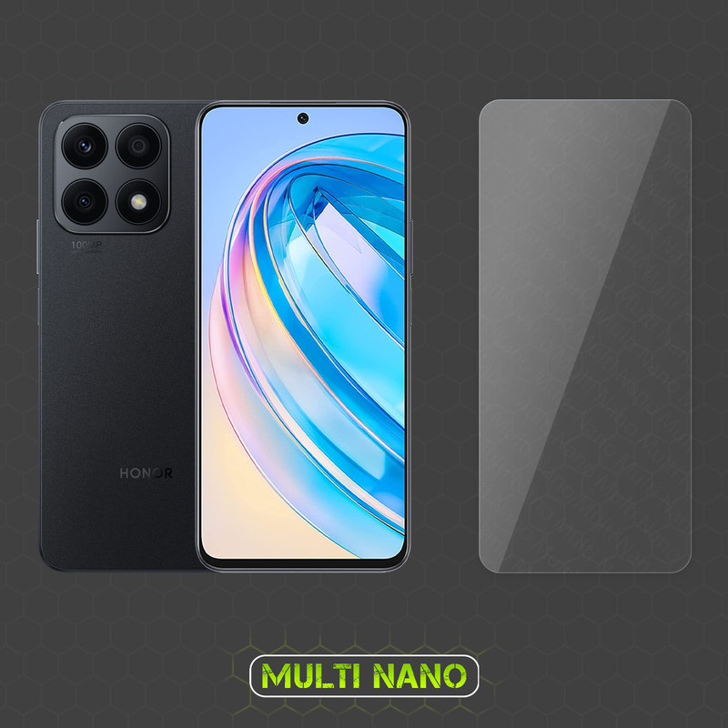محافظ صفحه نمایش مولتی نانو مدل X-SFT مناسب برای گوشی موبایل آنر X8A به همراه محافظ پشت