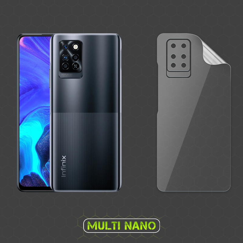 محافظ صفحه نمایش مولتی نانو مدل X-SFT مناسب برای گوشی موبایل انفینیکس Note 10 Pro به همراه محافظ پشت
