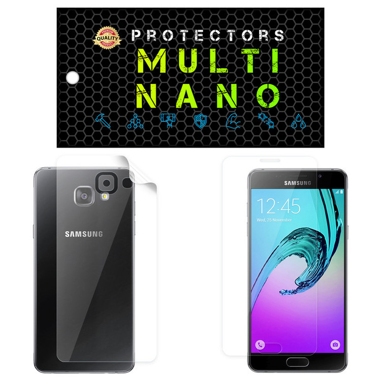 محافظ صفحه نمایش مولتی نانو مدل X-SFT مناسب برای گوشی موبایل سامسونگ Galaxy A5 2016 به همراه محافظ پشت