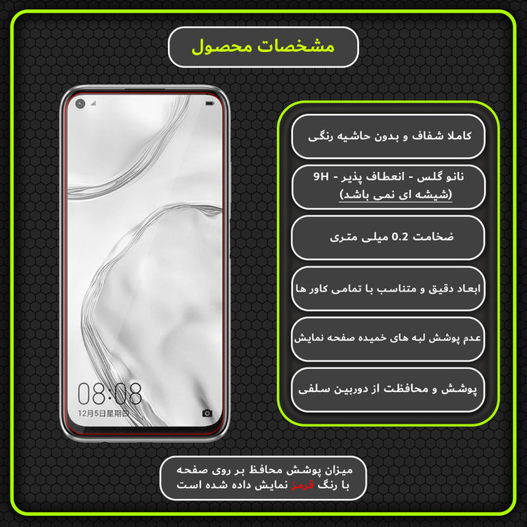 محافظ صفحه نمایش مولتی نانو مدل X-S1N مناسب برای گوشی موبایل هوآوی P40 Lite 4G