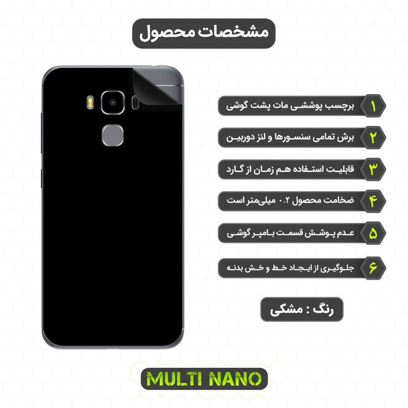 محافظ صفحه نمایش مولتی نانو مدل X-SFM مناسب برای گوشی موبایل ایسوس Zenfone 3 Max / 5.5 in / ZC553KL به همراه برچسب پوششی