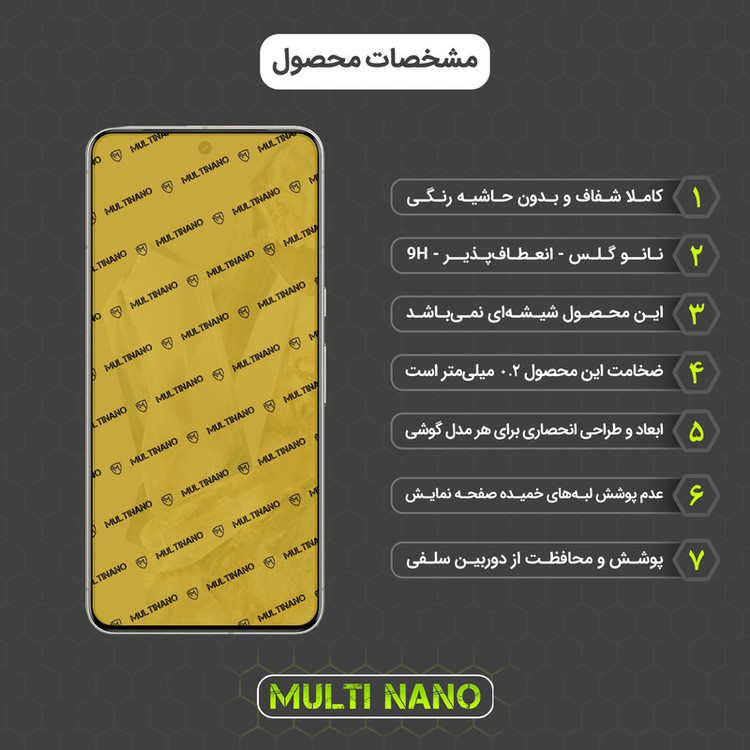 محافظ صفحه نمایش مولتی نانو مدل X-S2N مناسب برای گوشی موبایل گوگل Pixel 8 Pro بسته دو عددی