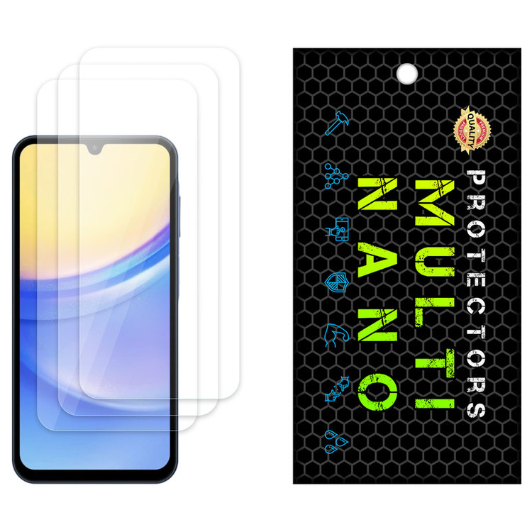 محافظ صفحه نمایش مولتی نانو مدل X-S3N مناسب برای گوشی موبایل سامسونگ Galaxy A15 5G بسته سه عددی