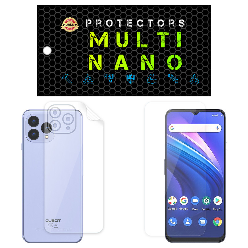 محافظ صفحه نمایش مولتی نانو مدل X-SFT مناسب برای گوشی موبایل کوبوت P80 به همراه محافظ پشت