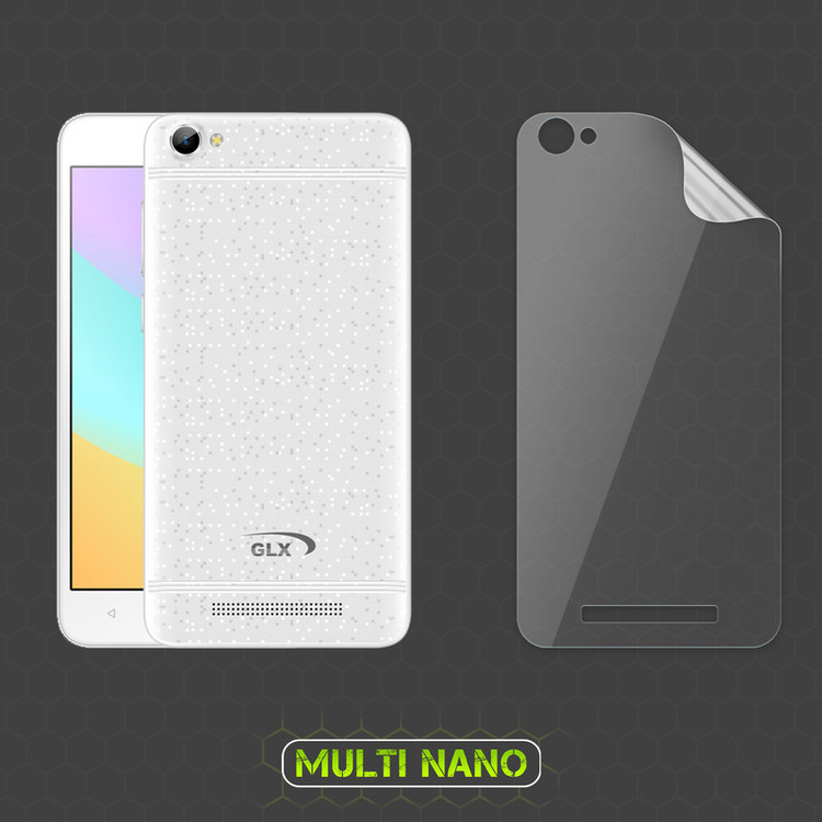 محافظ صفحه نمایش مولتی نانو مدل X-SFT مناسب برای گوشی موبایل جی ال ایکس Taban Plus به همراه محافظ پشت