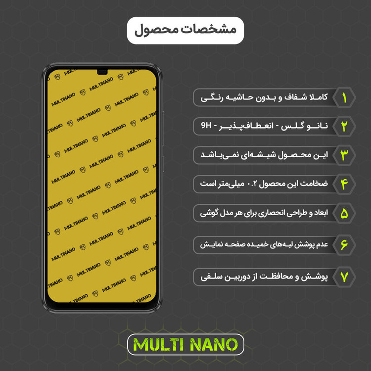 محافظ صفحه نمایش مولتی نانو مدل X-S2N مناسب برای گوشی موبایل شیائومی Redmi 6 Pro بسته دو عددی