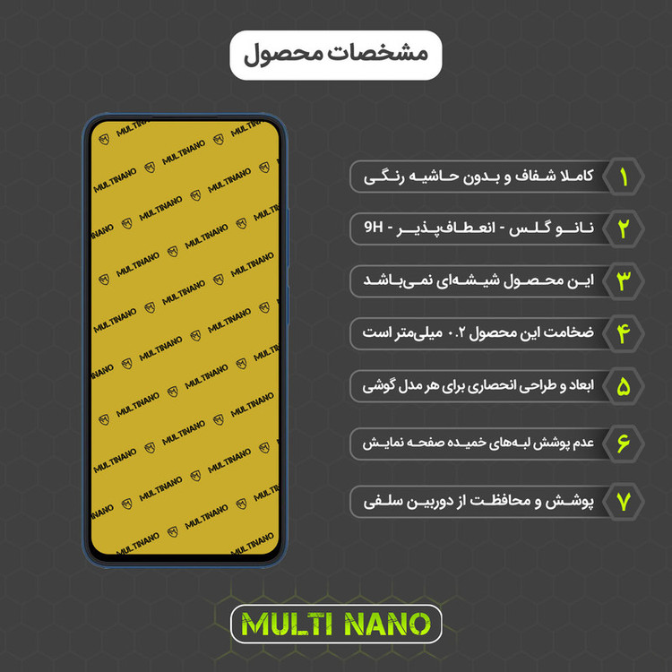 محافظ صفحه نمایش مولتی نانو مدل X-S2N مناسب برای گوشی موبایل شیائومی Redmi 12C بسته دو عددی