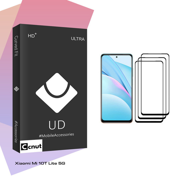 محافظ صفحه نمایش کوکونات مدل UD Black مناسب برای گوشی موبایل شیائومی Mi 10T Lite 5G بسته سه عددی