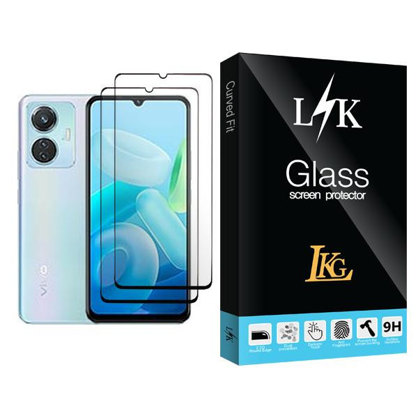 محافظ صفحه نمایش سرامیکی ال کا جی مدل LK Glass2 مناسب برای گوشی موبایل ویوو Y55 بسته دو عددی