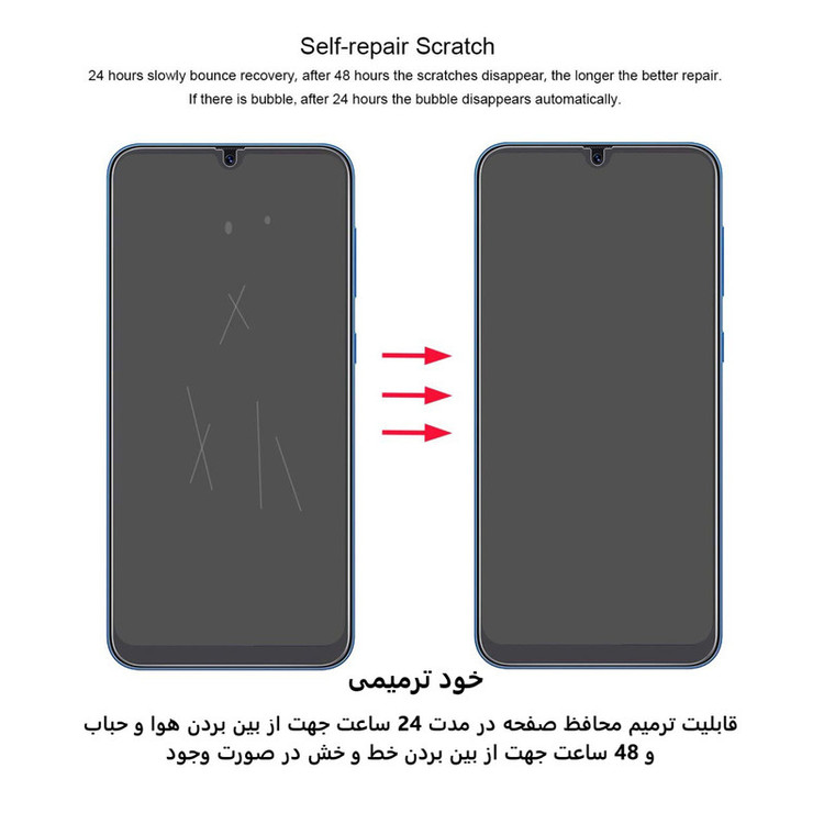 محافظ صفحه نمایش و پشت گوشی بوف مدل HgC15 مناسب برای گوشی موبایل سامسونگ Galaxy A50s