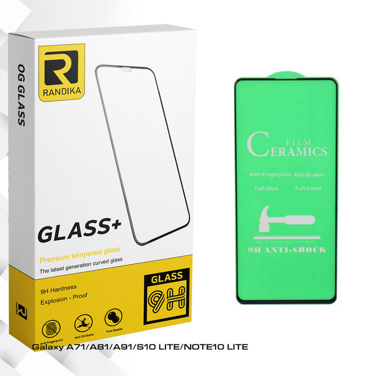 محافظ صفحه نمایش سرامیکی راندیکا مدل Gld مناسب برای گوشی موبایل سامسونگ Galaxy A71/A81/A91/S10 LITE/NOTE10 LITE